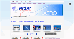 Desktop Screenshot of ectar.aero